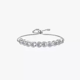 1 Carat Moissanite 925 Sterling Silver Bracelet