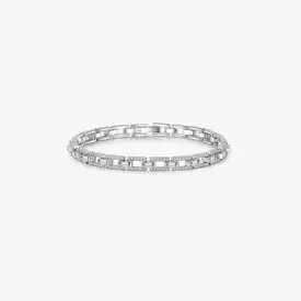 3.2 Carat Moissanite 925 Sterling Silver Bracelet