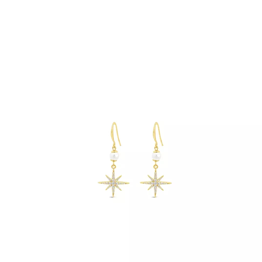 Absolute North Star Drop Earrings E2217GL