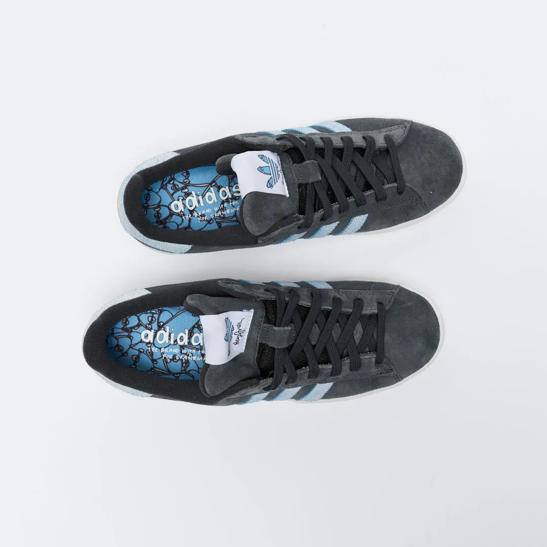 Adidas Skate - Campus ADV x Henry Jones (Carbon/Footwear White/Light Blue)