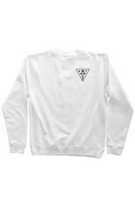 AF TRIANGLE FLOWER CREW WHT/BLK