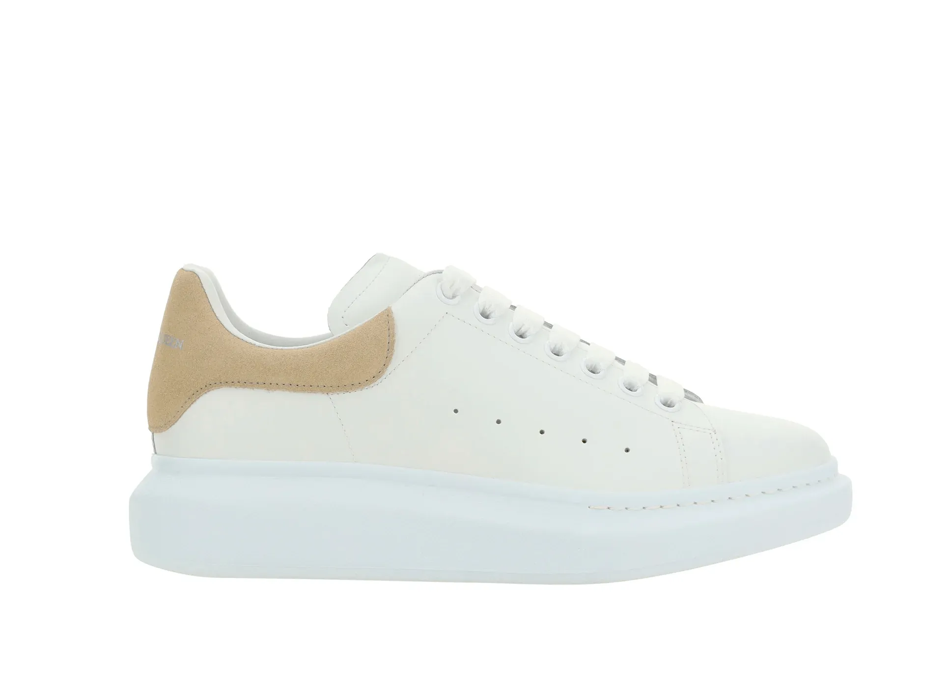 Alexander McQueen - Baskets oversize blanches et Camel