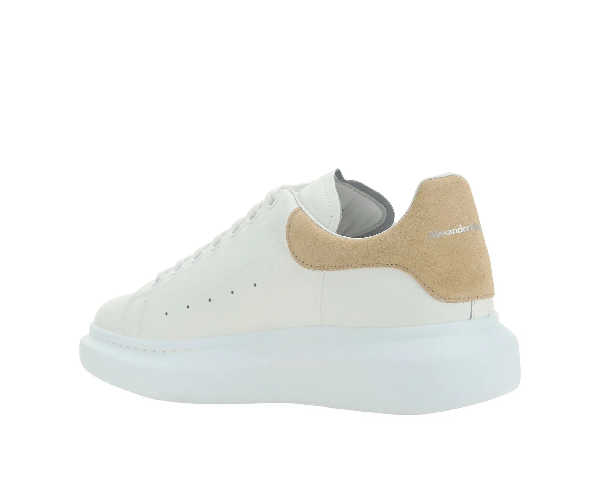 Alexander McQueen - Baskets oversize blanches et Camel