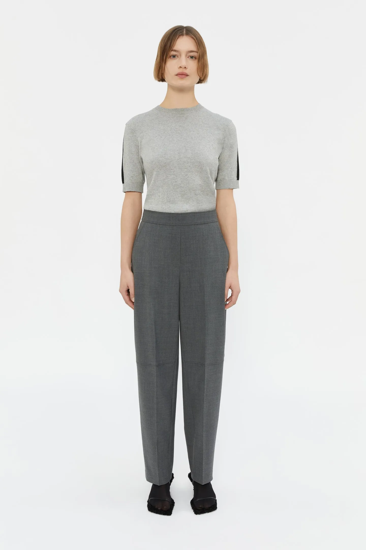 Alida Wool Cocoon Pant