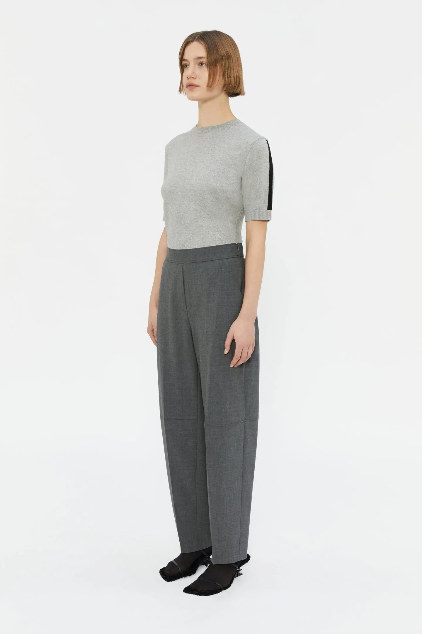 Alida Wool Cocoon Pant