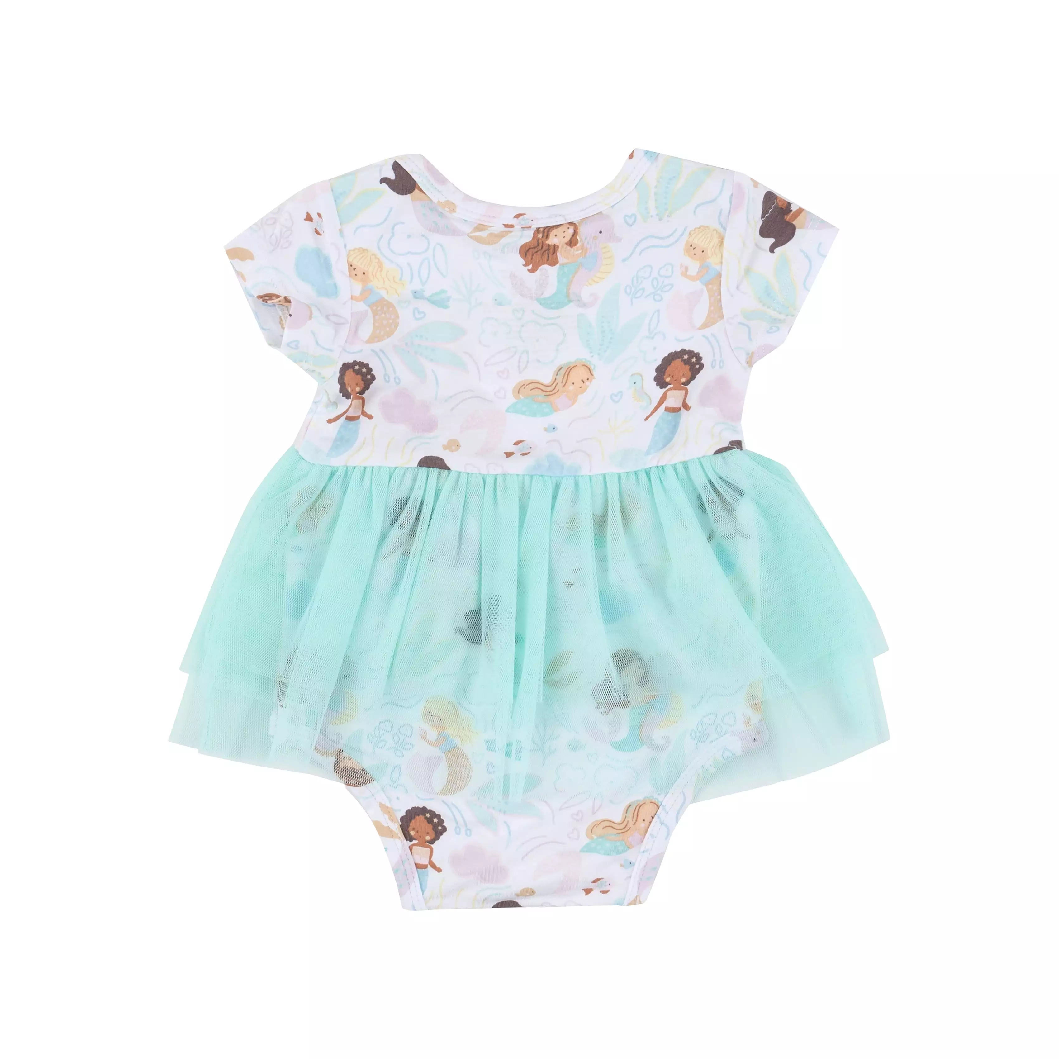 Angel Dear -  Magical Mermaids S/S Tutu Bodysuit Tutu Dress