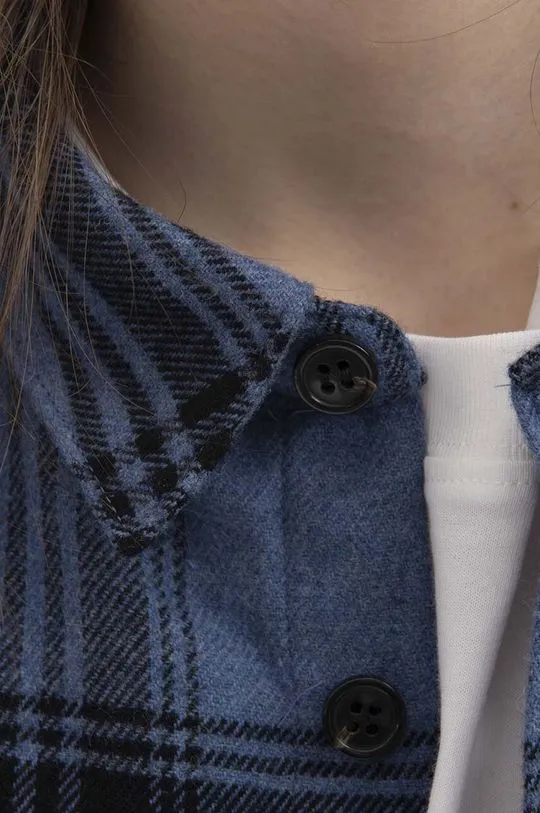 A.P.C. wool blend shirt blue color