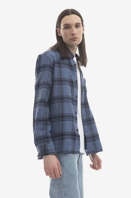 A.P.C. wool blend shirt blue color