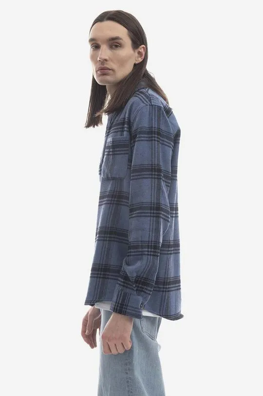 A.P.C. wool blend shirt blue color