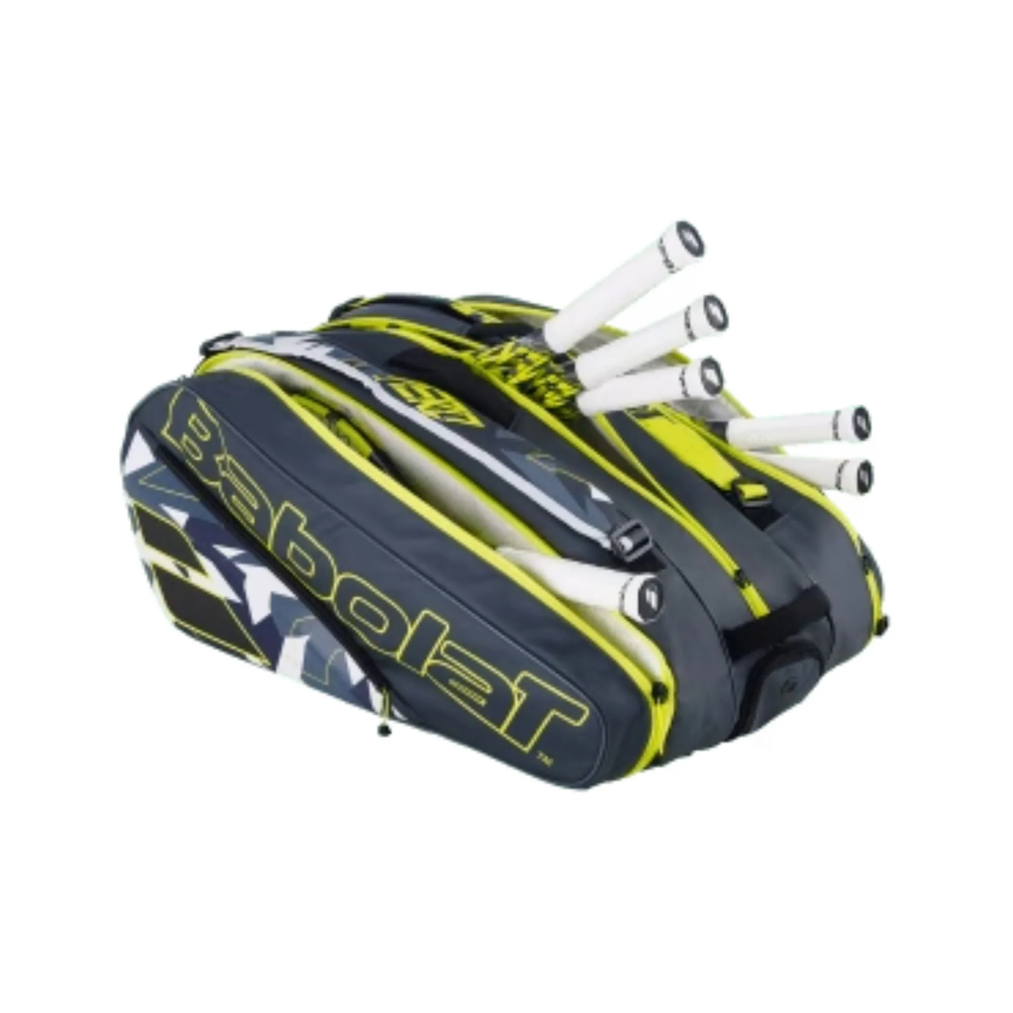 Babolat RH X12 Pure Aero Bag [Grey/Yellow]