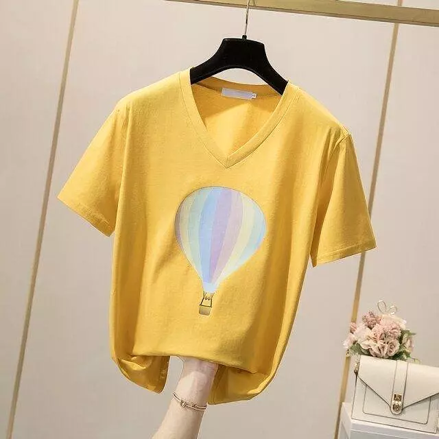 Balloon-Print T-Shirts For Women