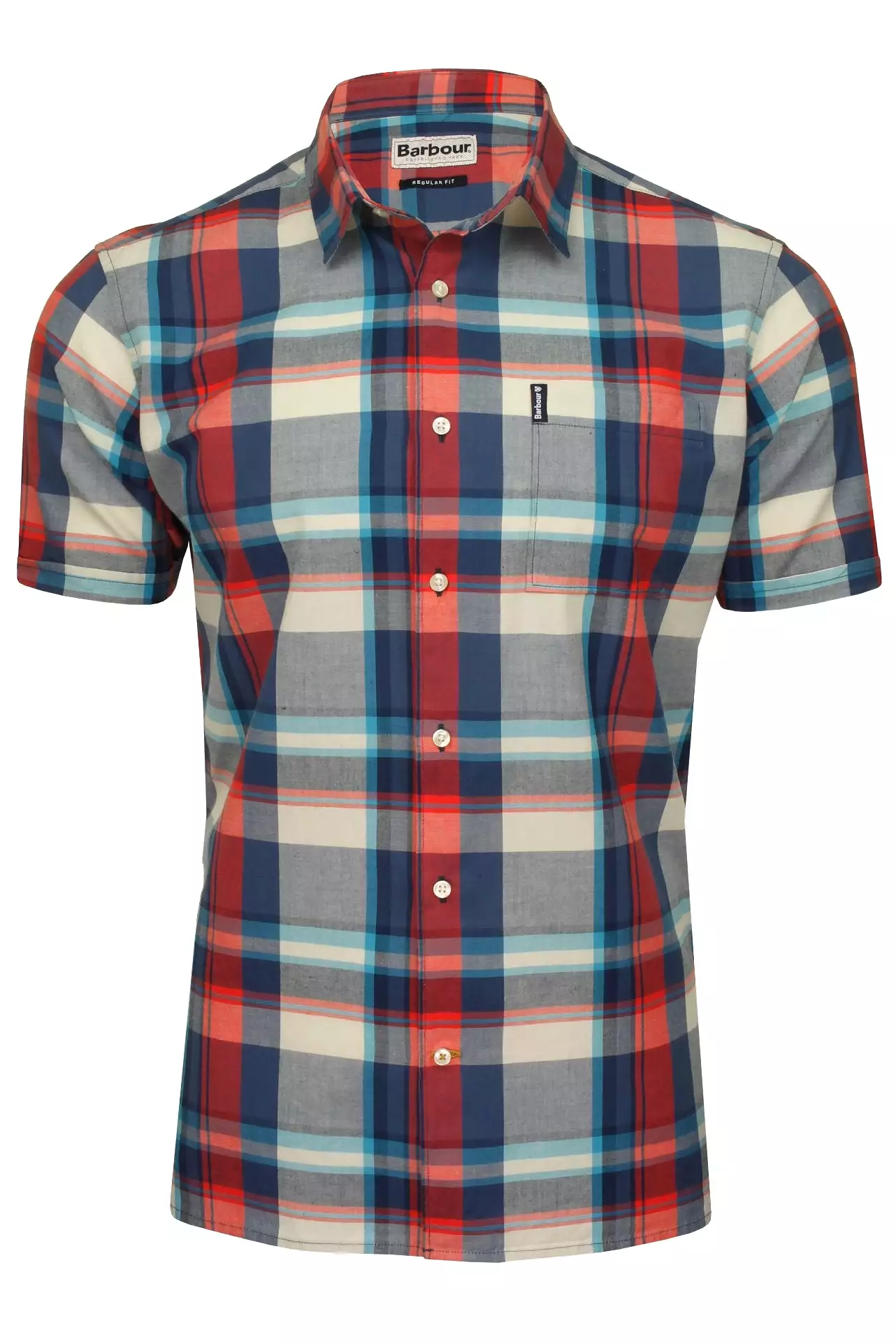 Barbour Men's Madras 7 Check Shirt - Short Sleeved