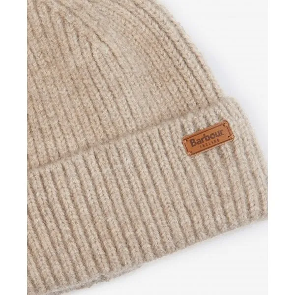 Barbour Womens Pendle Beanie in Light Trench