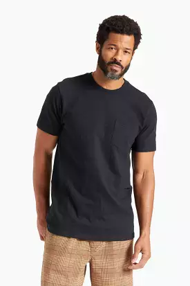 Basic Slub S/S Pocket Tee - Black