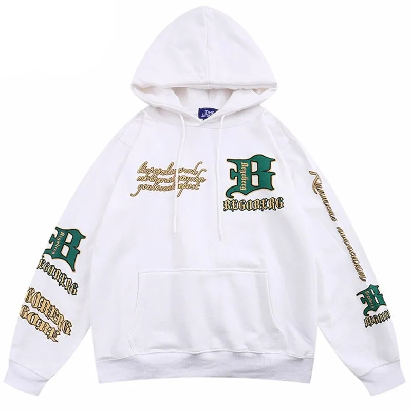 BEGORERG B Article Pullover Hoodie