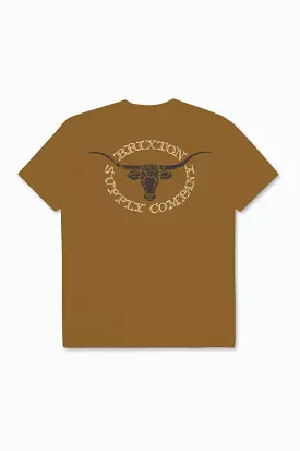 Boswell S/S Standard Tee - Golden Brown Worn Wash