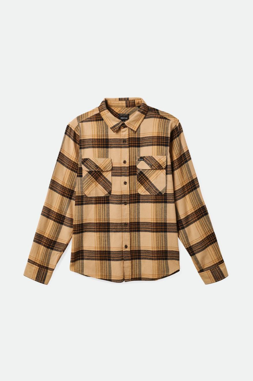 Bowery Flannel - Sand/Black