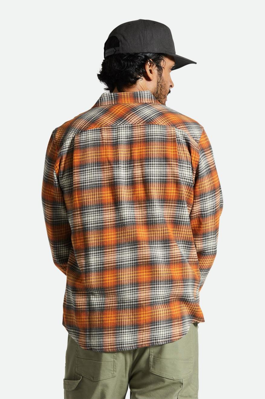 Bowery Lightweight Ultra Soft Flannel - Terracotta/Black