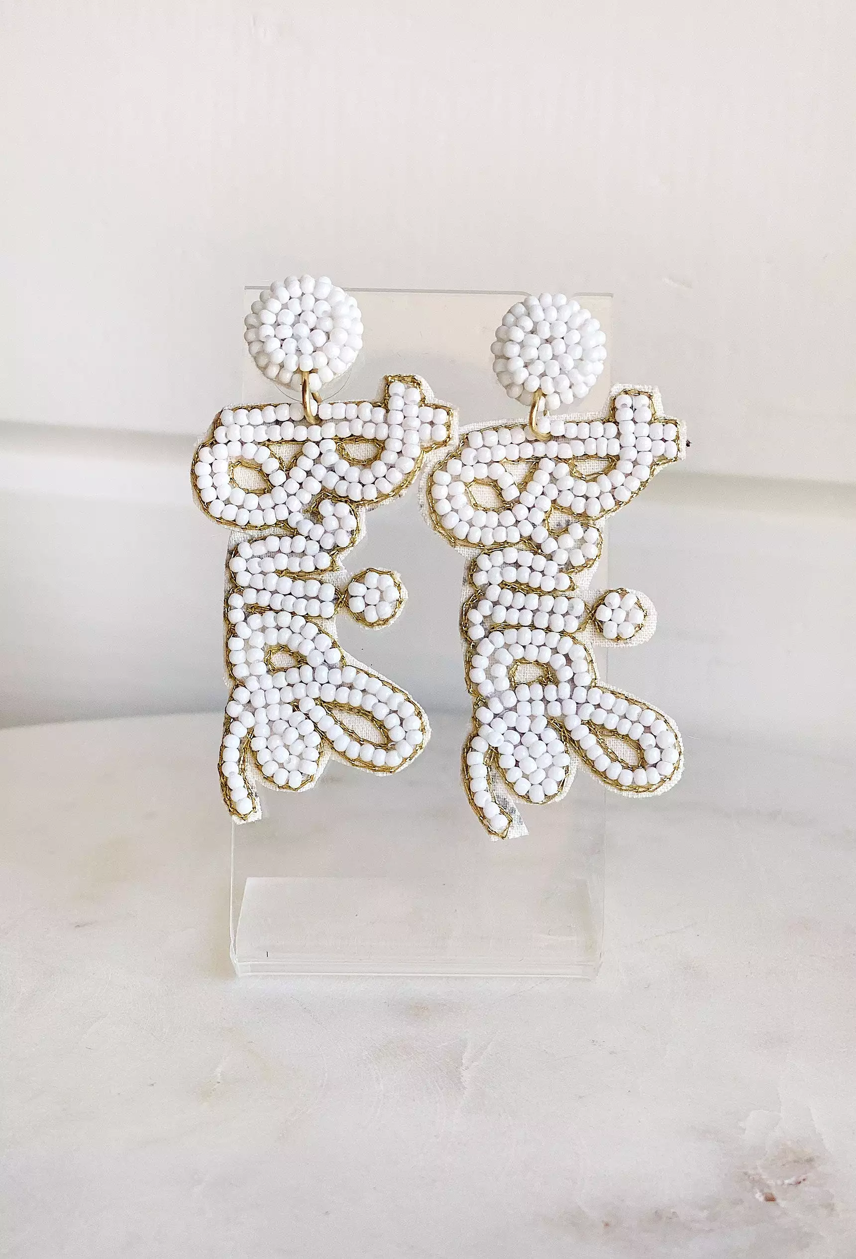 Bride Beaded Earrings