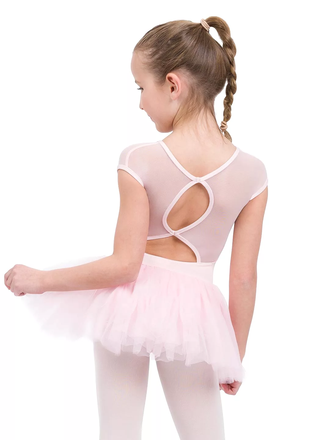 Capezio 11394C - Children's Keyhole Back Tutu Dress with Mesh - Pink