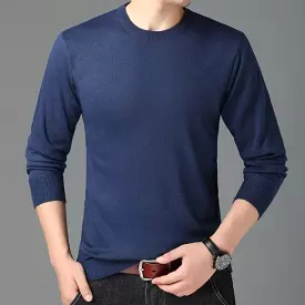 Casual Crewneck Men Sweaters