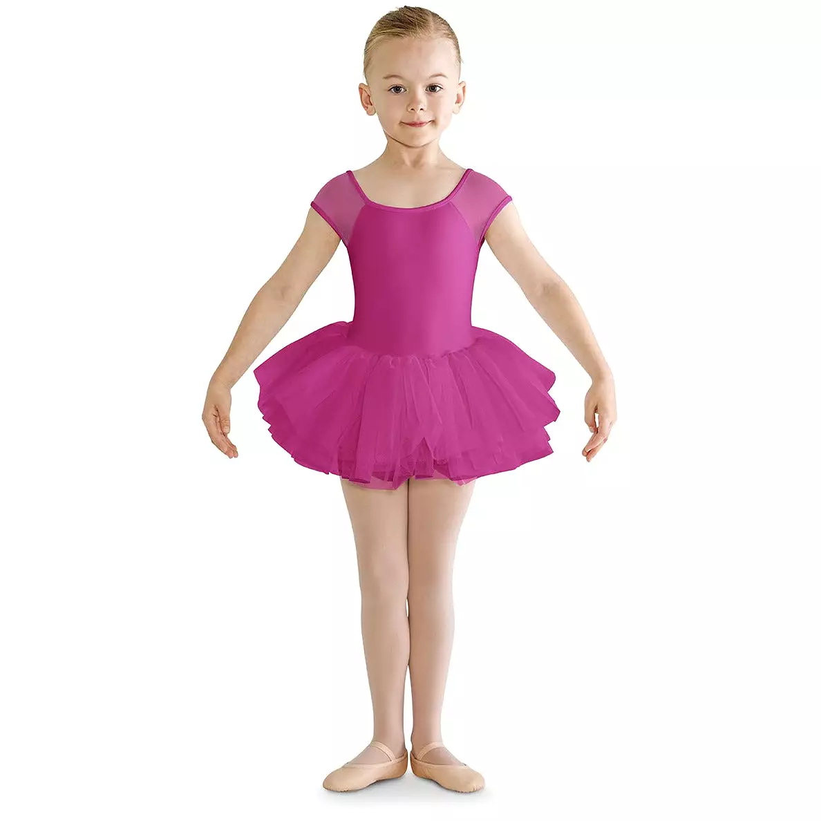 Child Cap Sleeve Tutu Dance Dress