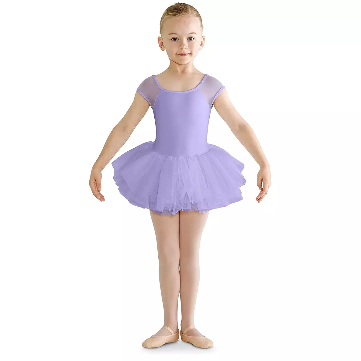 Child Cap Sleeve Tutu Dance Dress