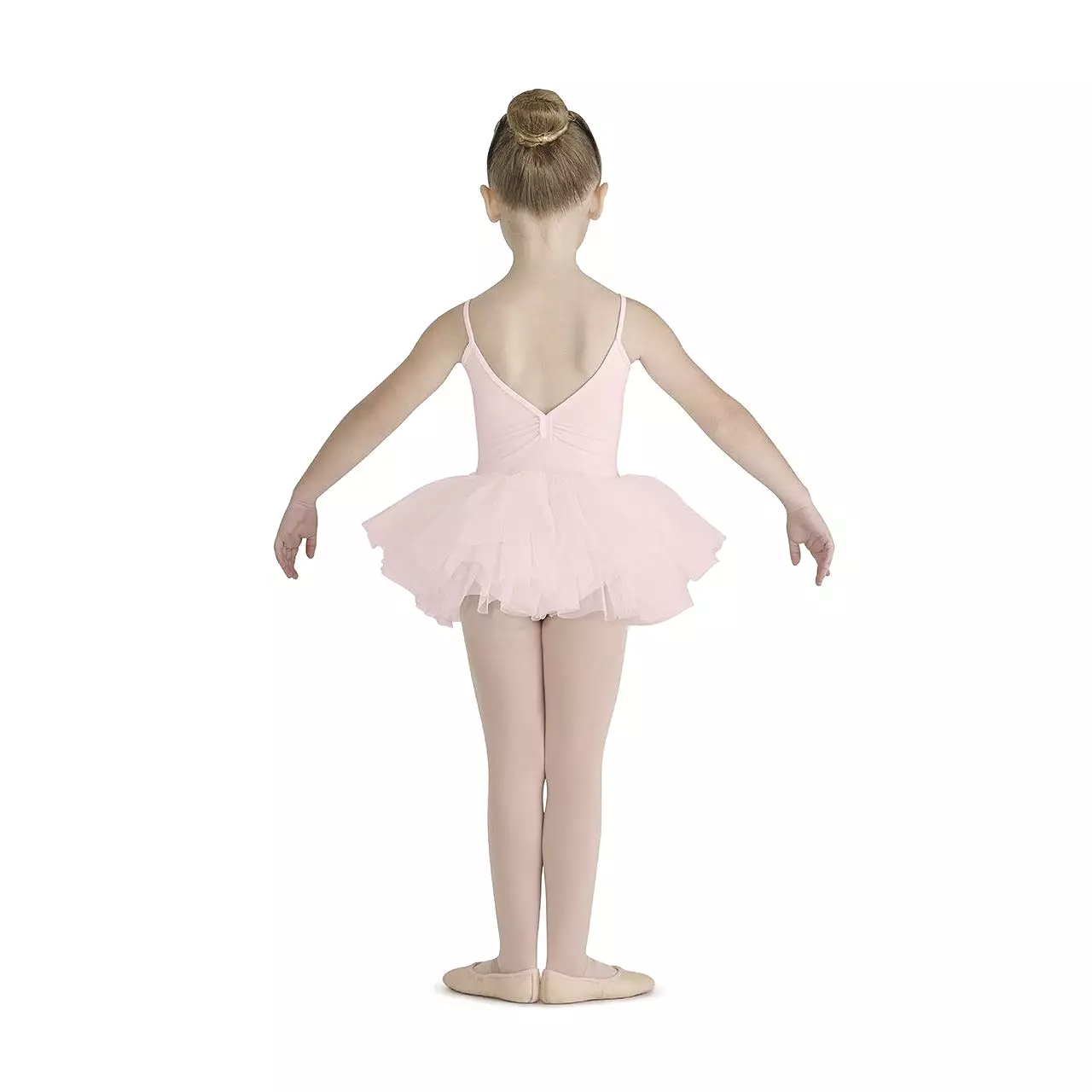 Child Heart Mesh Tutu Dance Dress