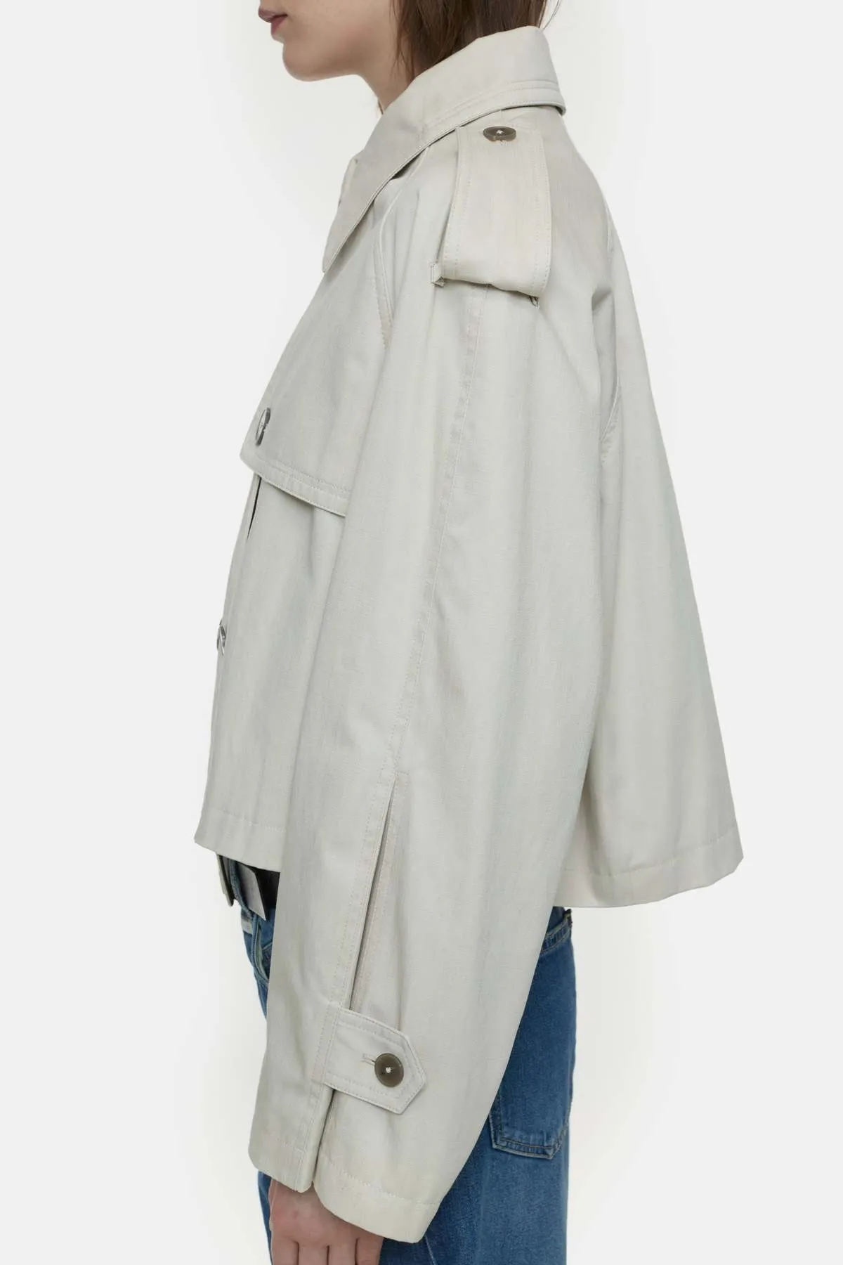 Cropped Trench - Limestone