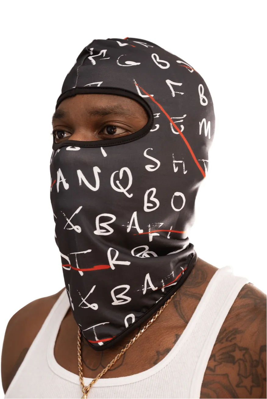 Crossword Ski-Mask(Black)