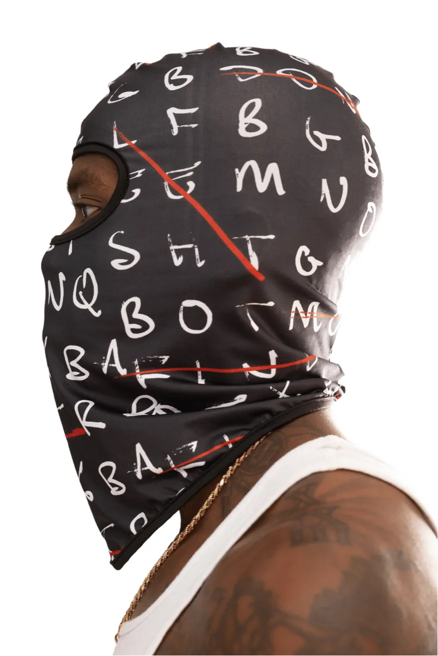 Crossword Ski-Mask(Black)