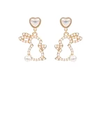 Crystal Bunny Earrings