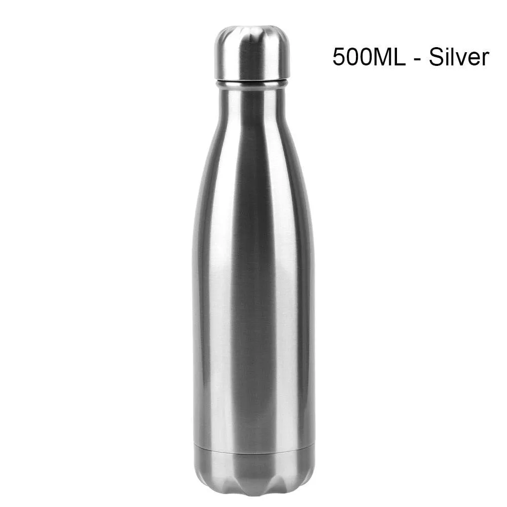 Double Wall Stainles Steel Water Bottle Thermos Bottle Keep Hot and Cold