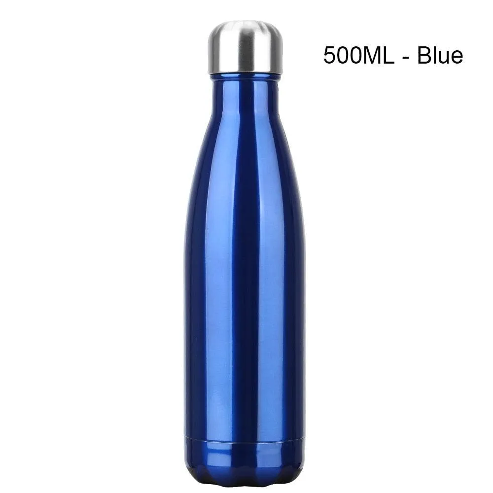 Double Wall Stainles Steel Water Bottle Thermos Bottle Keep Hot and Cold