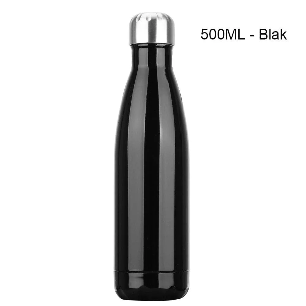 Double Wall Stainles Steel Water Bottle Thermos Bottle Keep Hot and Cold