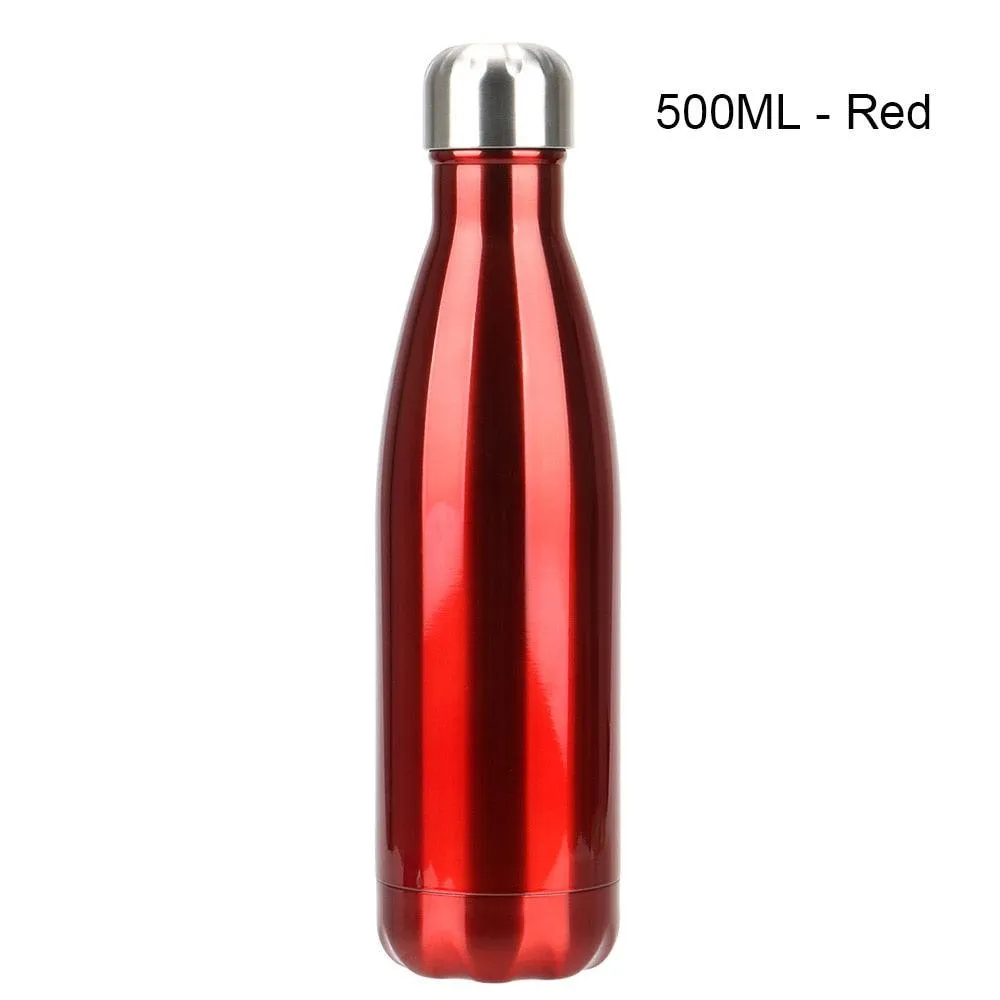 Double Wall Stainles Steel Water Bottle Thermos Bottle Keep Hot and Cold