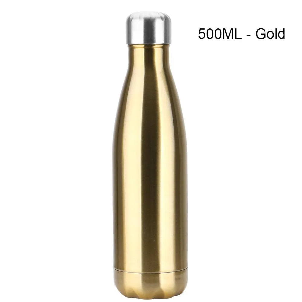 Double Wall Stainles Steel Water Bottle Thermos Bottle Keep Hot and Cold