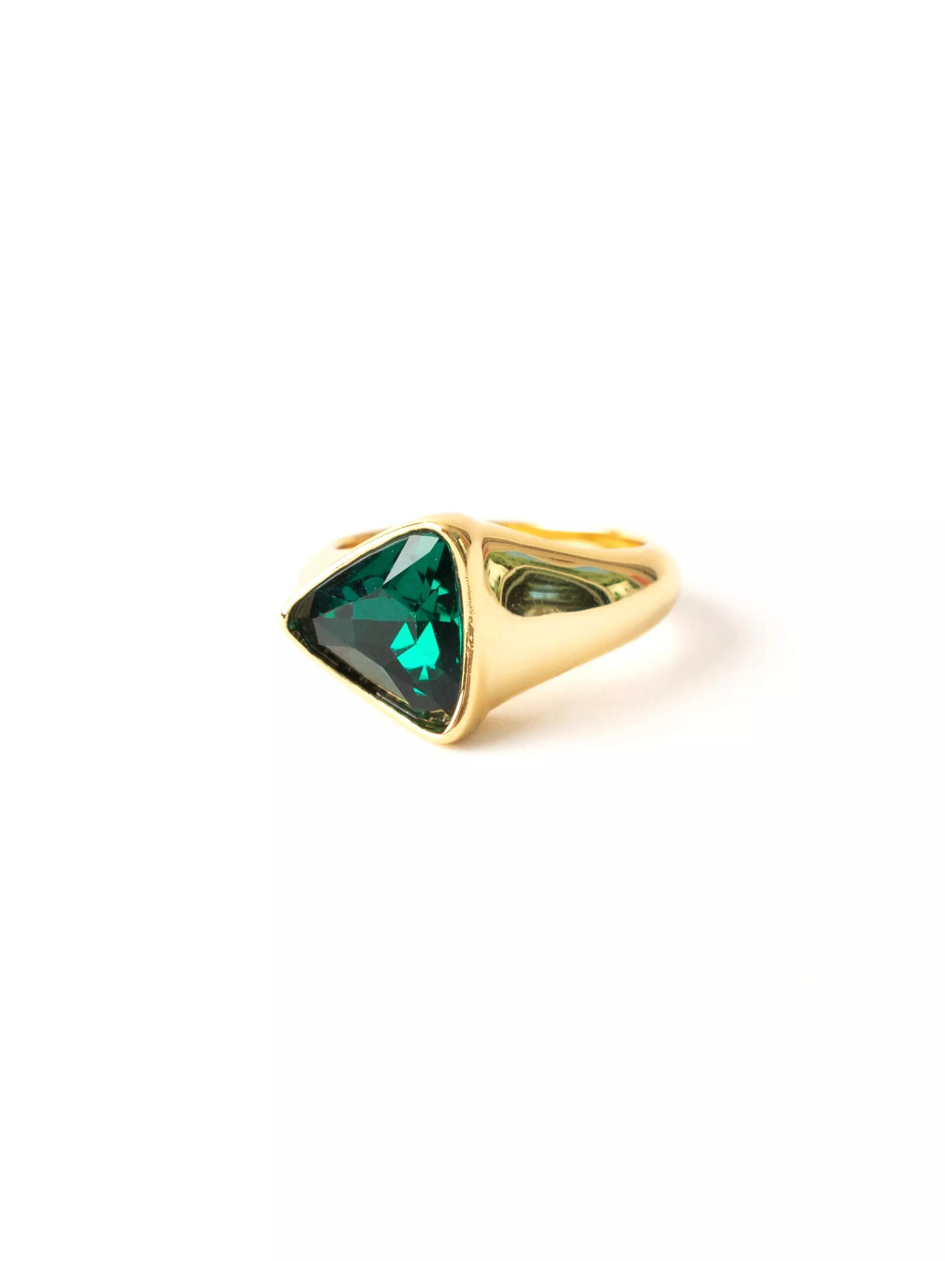 Emerald Triangle Ring