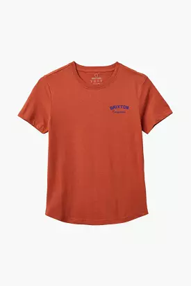 Empresa Fitted Crew Tee - Terracotta