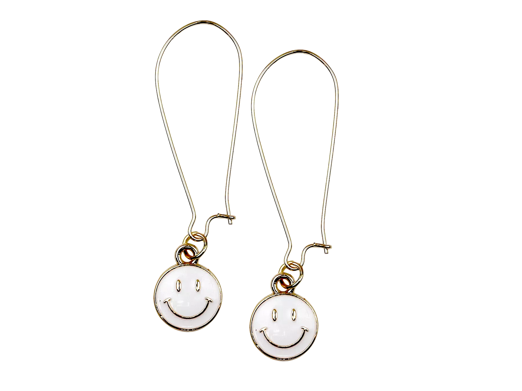 Erimish Smiley Face Dangle Earrings