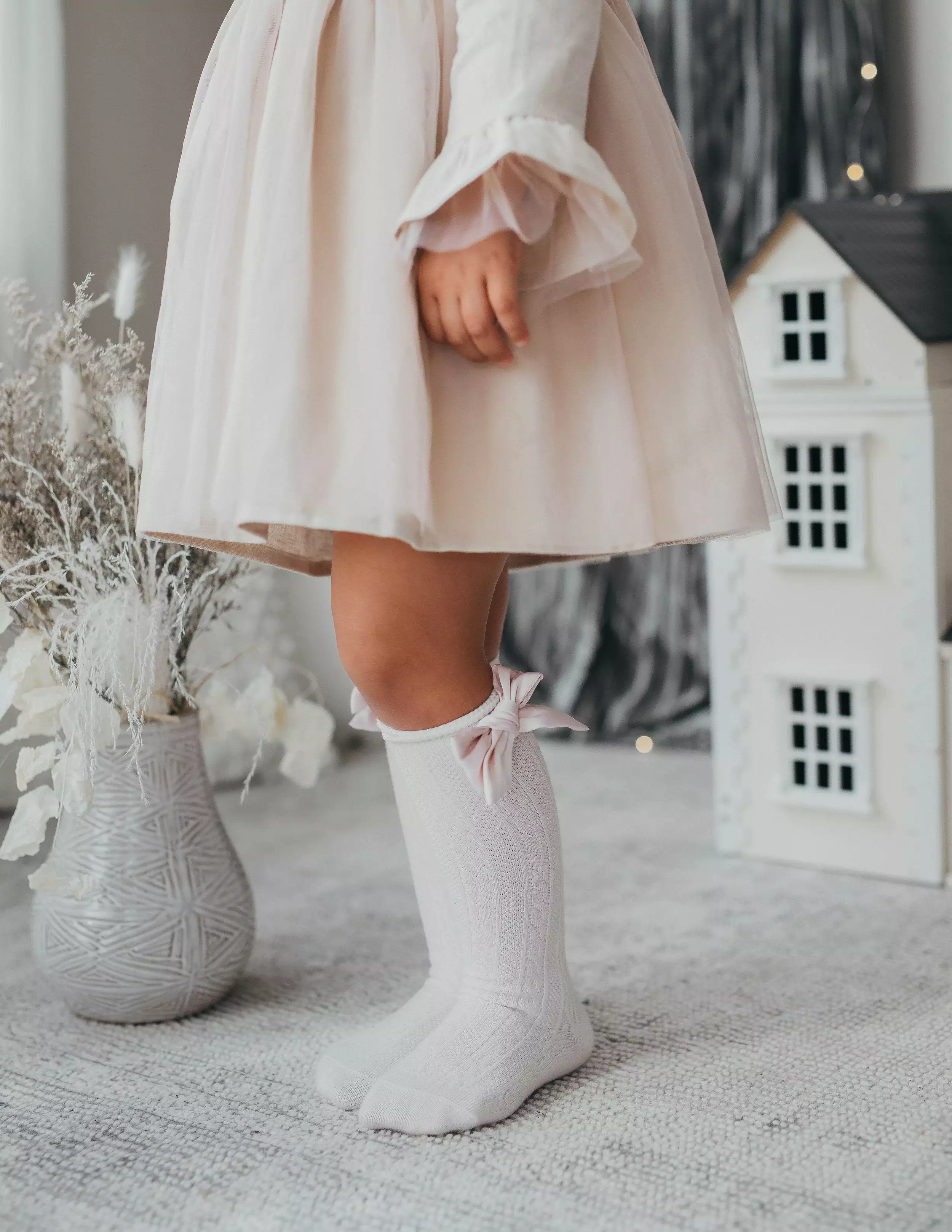 Ever After Linen Tutu Dress - Ivory Blush