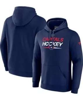 Fanatics Men's NHL Fanatics Washington Capitals Authentic Pro Pullover Hoodie