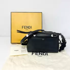 Fendi By The Way Mini Crystal-Croc-Tail Satchel