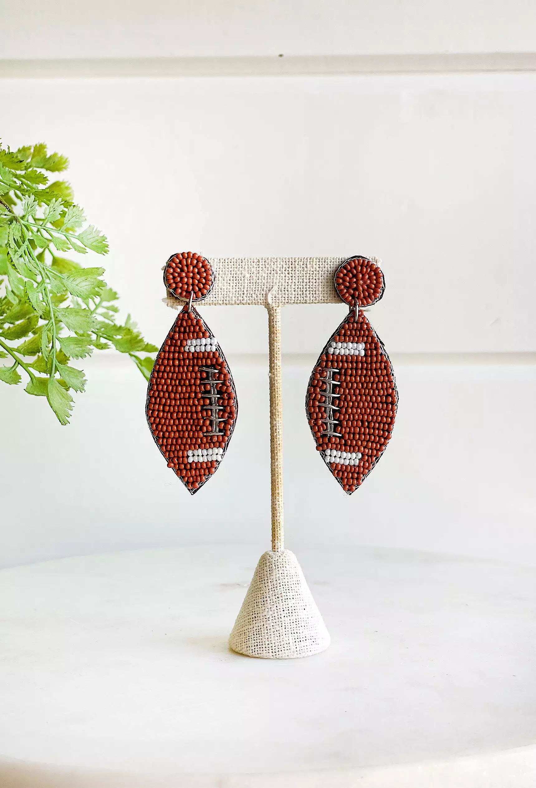 Game Day Beaded Earrings