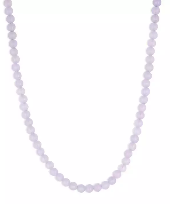 Gorjana Carter Gemstone Necklace - Lavender Jade/Gold