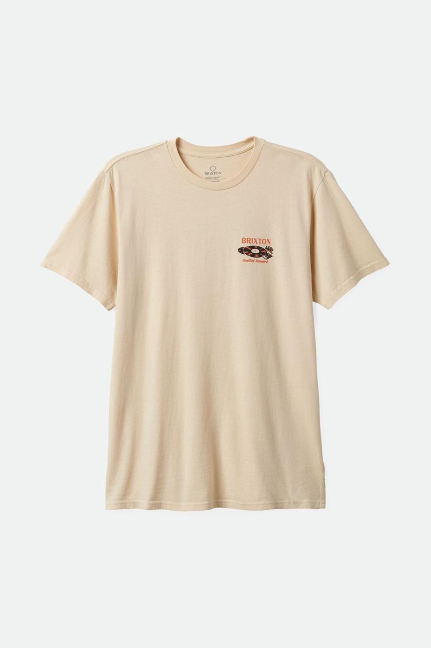 Hubbard S/S Standard Tee - Cream Worn Wash