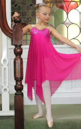 Just Ballet Cerise lyrical dress