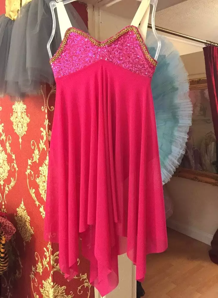 Just Ballet Cerise lyrical dress