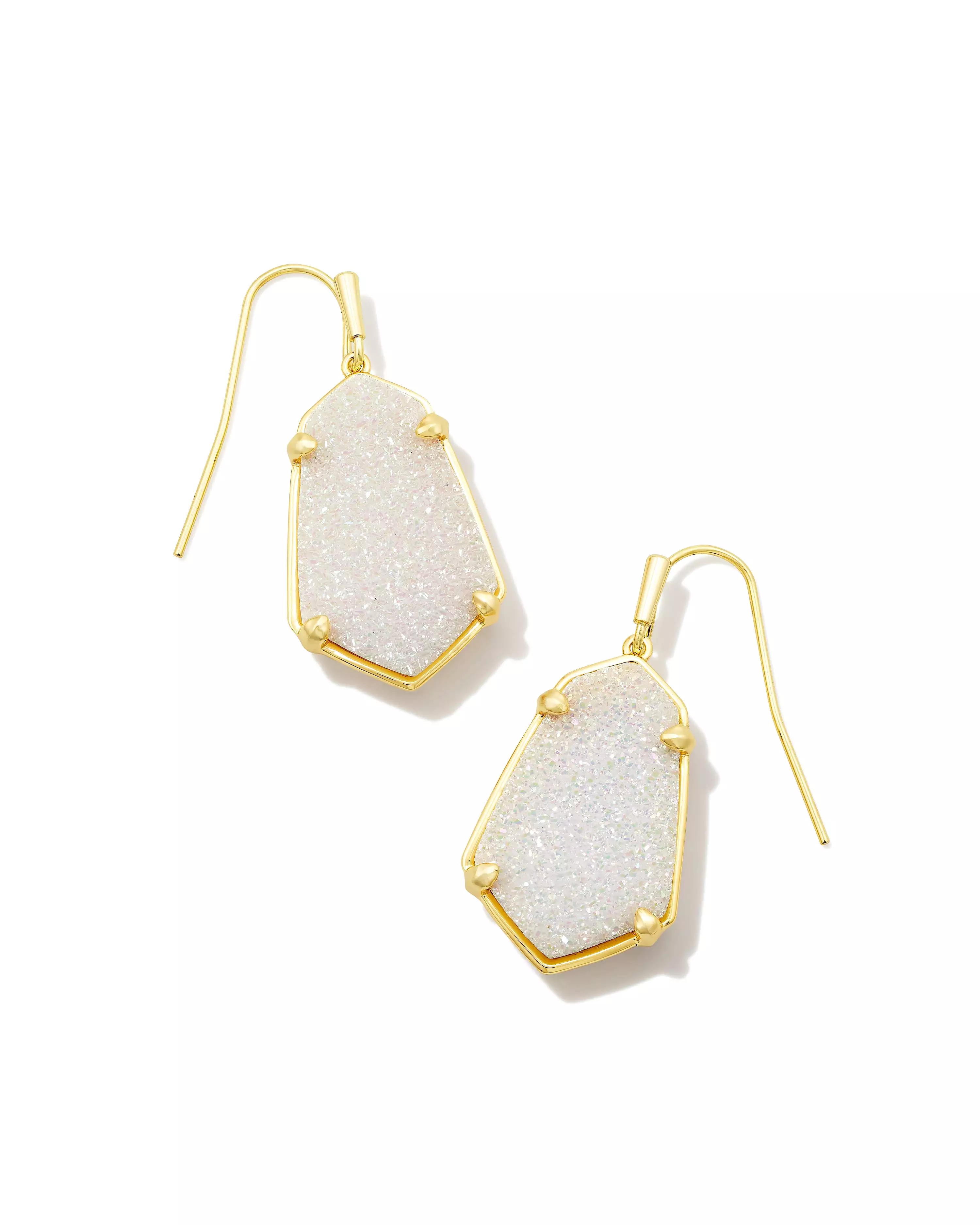 Kendra Scott Alexandria Drop Earrings in Iridescent Drusy