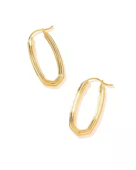 Kendra Scott Heather Hoop Earrings in Gold